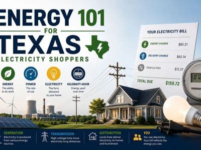 Energy 101 for Texas Electricity Shoppers