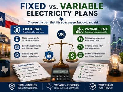 Fixed vs Variable Electricity Plans