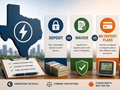 Texas Electricity Deposit Rules and Waiver Options