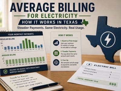 Average Billing for Electricity: How It Works in Texas