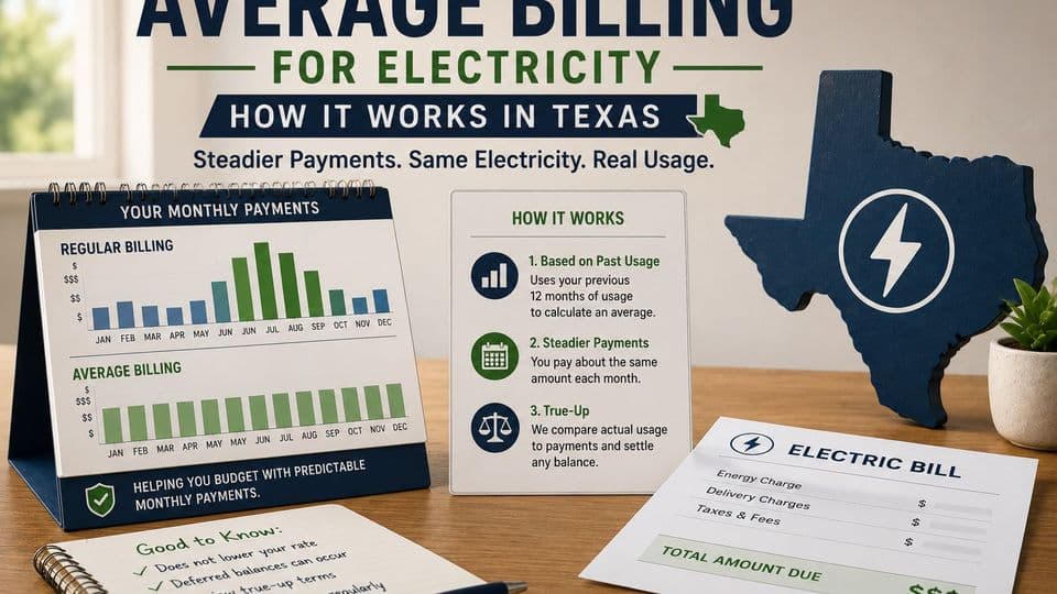 Average Billing for Electricity: How It Works in Texas