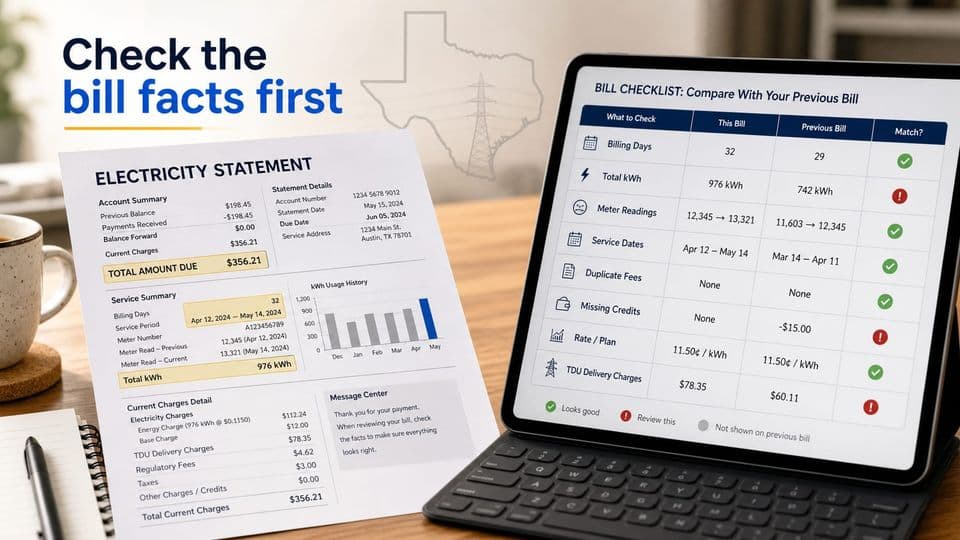 High Electric Bill From a Billing Error? What to Check First