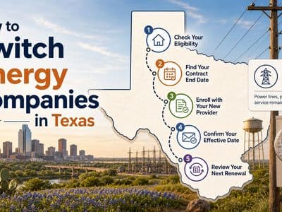 How to Switch Energy Companies in Texas