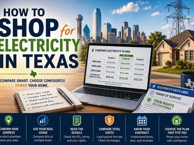 How to Shop for Electricity in Texas