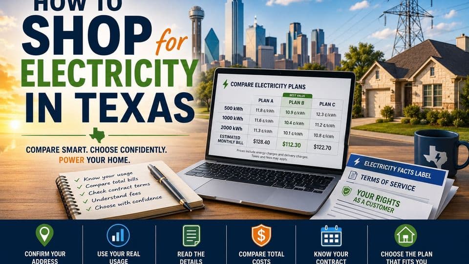 How to Shop for Electricity in Texas