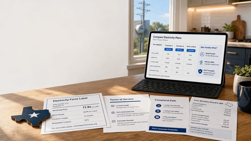 Texas PUC: What Electricity Shoppers Should Know
