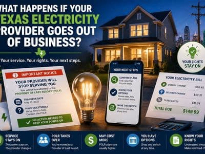 What Happens If Your Texas Electricity Provider Goes Out of Business?