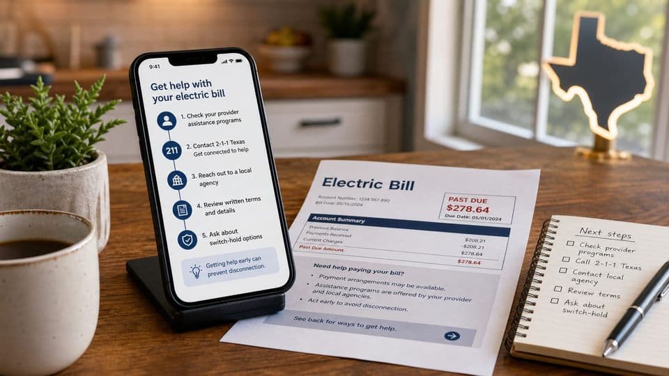Assistance Paying Your Electricity Bill in Texas