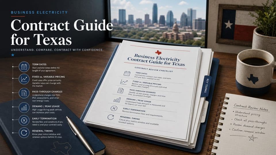 Business Electricity Contract Guide for Texas
