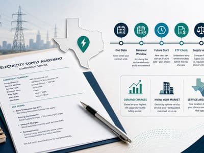 Commercial Electricity Contract Changes Explained