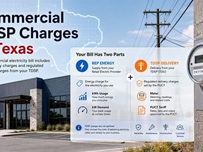Commercial TDSP Charges in Texas