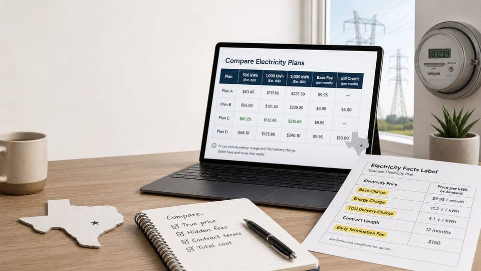 Avoid These Common Mistakes When Choosing a Texas Electricity Provider