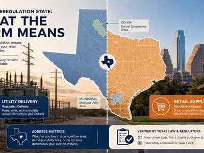 Energy Deregulation State: What the Term Means