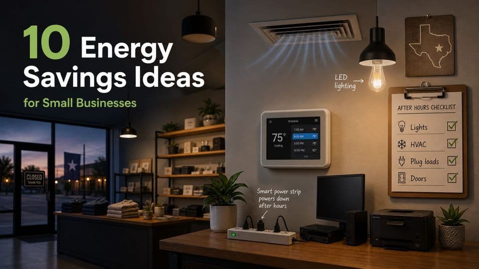 10 Energy Savings Ideas for Small Businesses