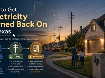 How to Get Electricity Turned Back On in Texas