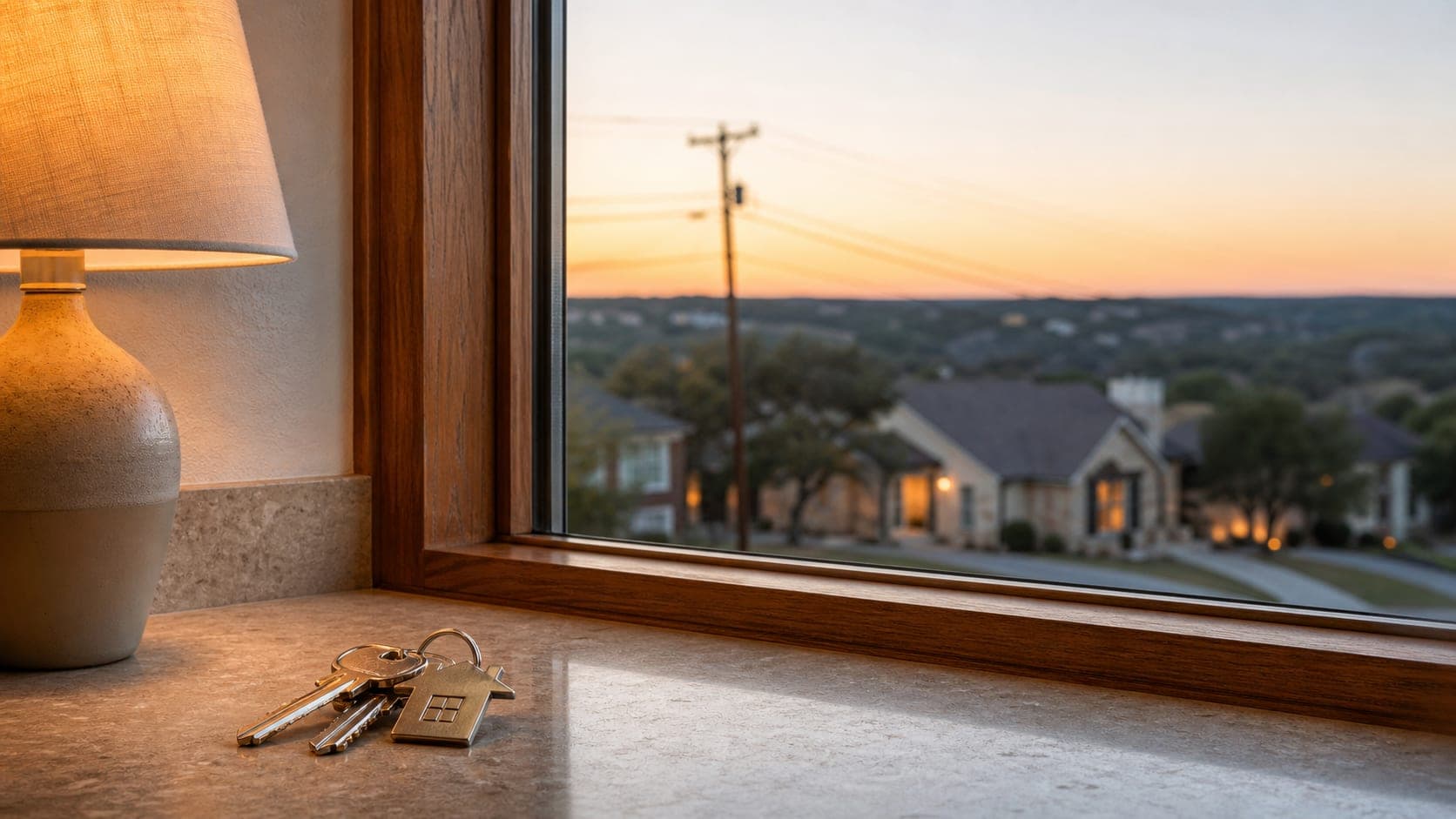 Text-free home energy planning scene