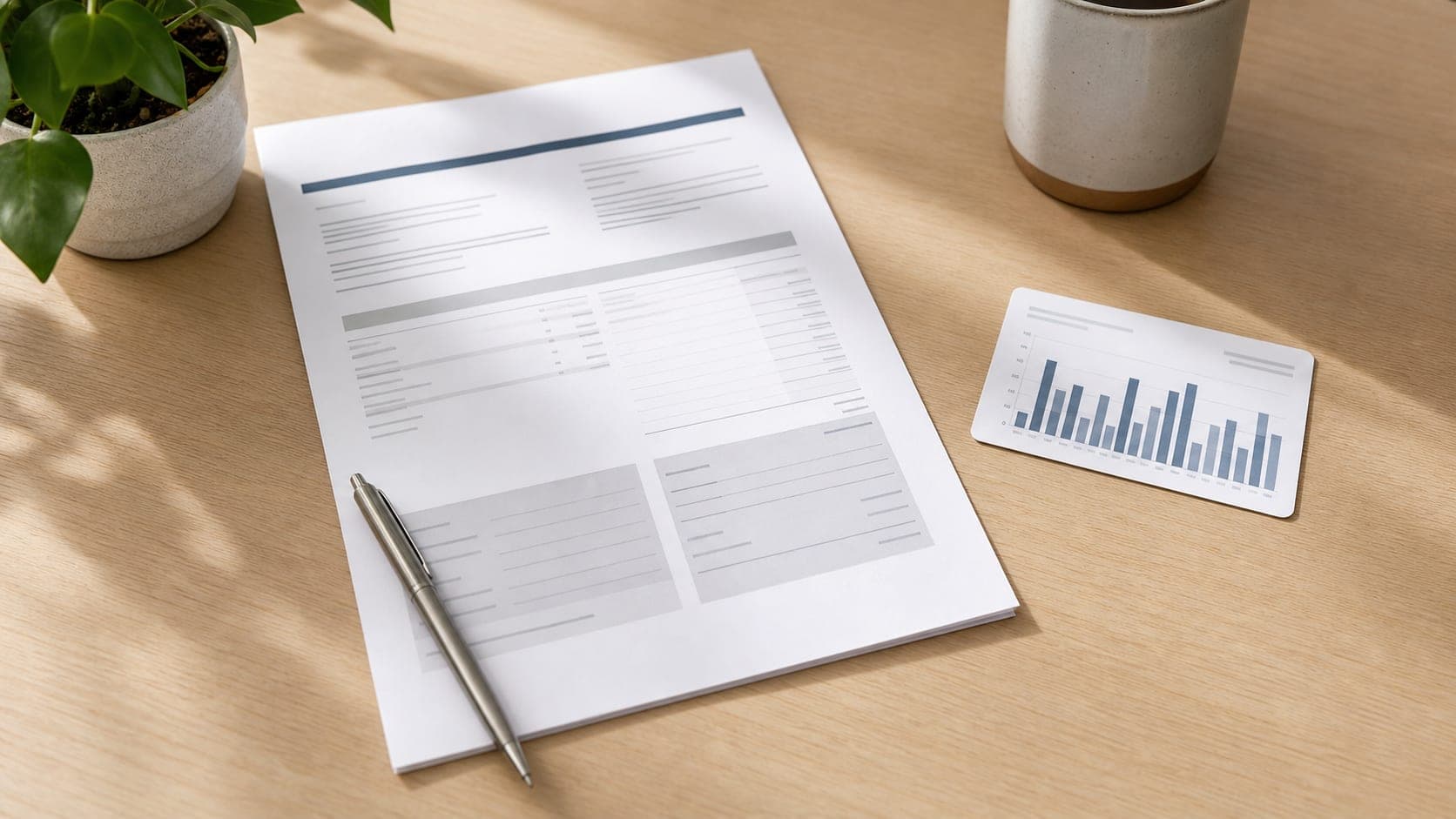 Tablet mockup showing plan document cost components matched to monthly kWh usage.