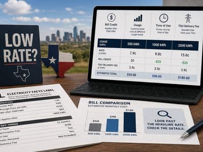 How to Spot Teaser Electricity Rates in Texas