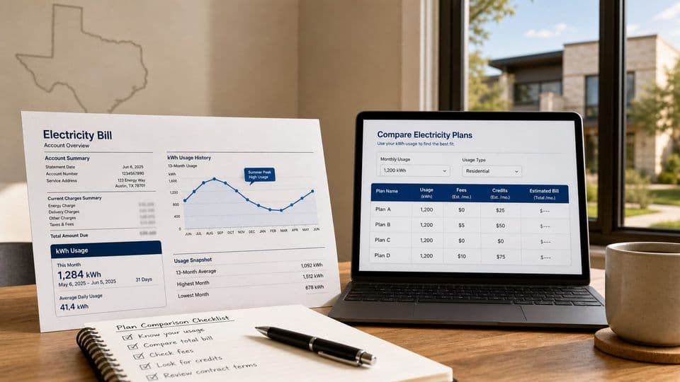 Shopping for a Texas Electricity Deal? Know Your Usage First