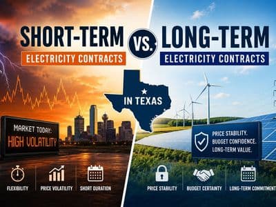 Short-Term vs. Long-Term Electricity Contracts in Texas