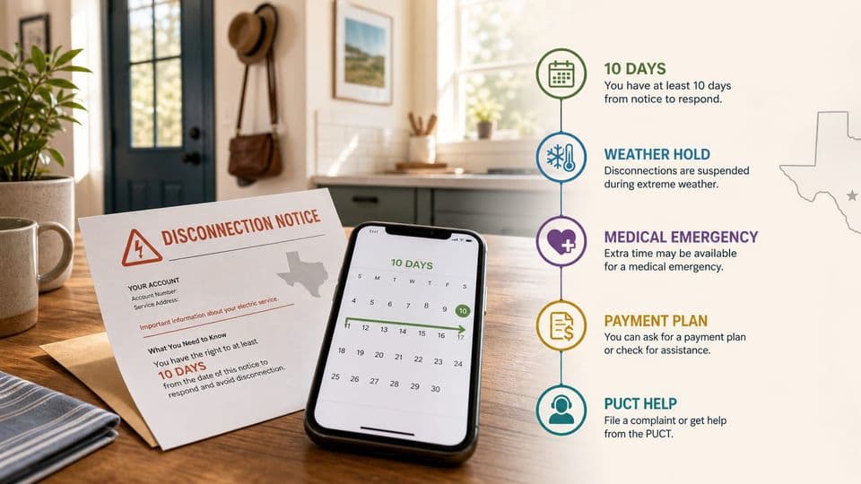 Texas Electricity Disconnection Rules and Consumer Rights