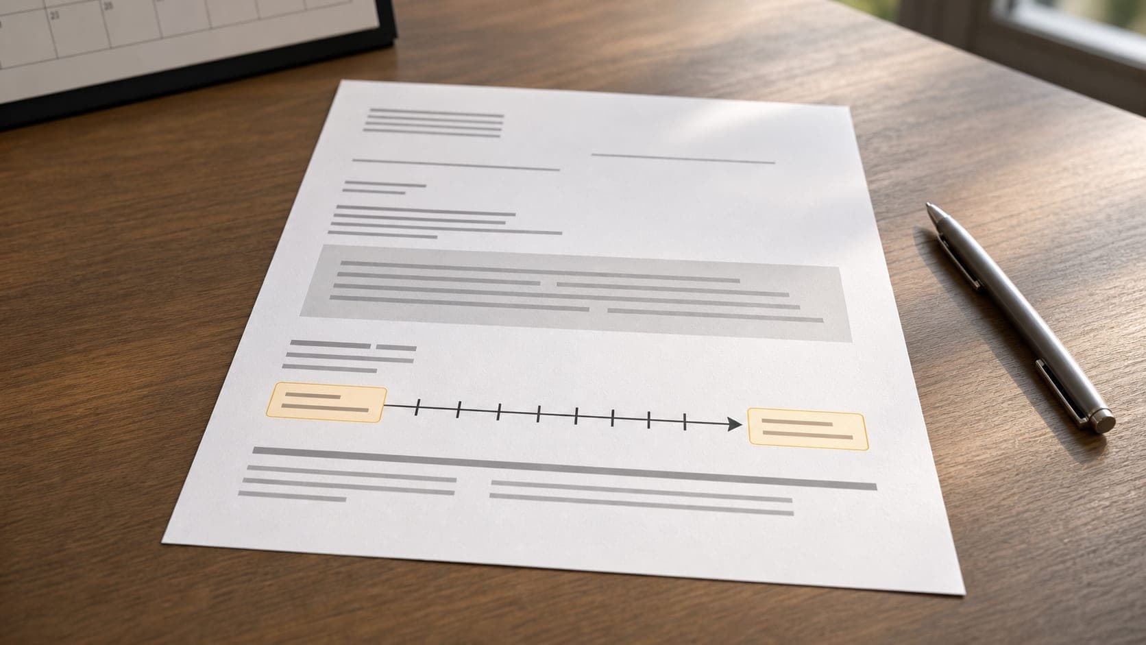 A detailed layout of a sample Texas electricity disconnection notice, showing arrows pointing to the 'Date Issued' and 'Disconnection Date' to illustrate the 10-day regulatory requirement.