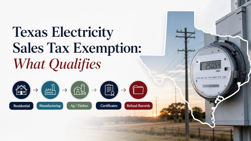 Texas Electricity Sales Tax Exemption: What Qualifies