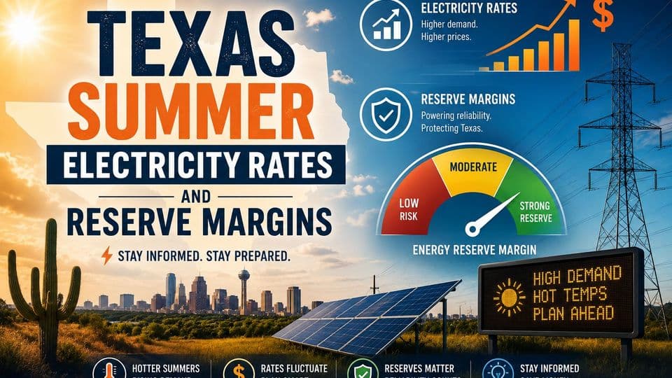Texas Summer Electricity Rates and Reserve Margins