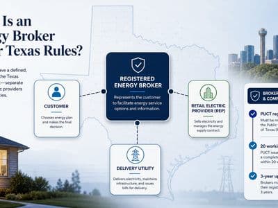 What Is an Energy Broker Under Texas Rules?